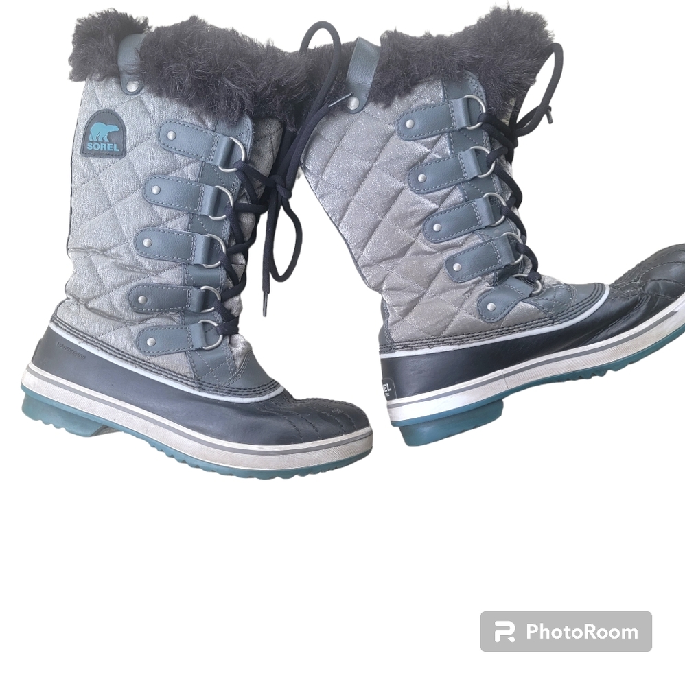 Sorel TOFINO (Quarry/Cloudburst) WATERPROOF BOOTS in size Womens 7.5